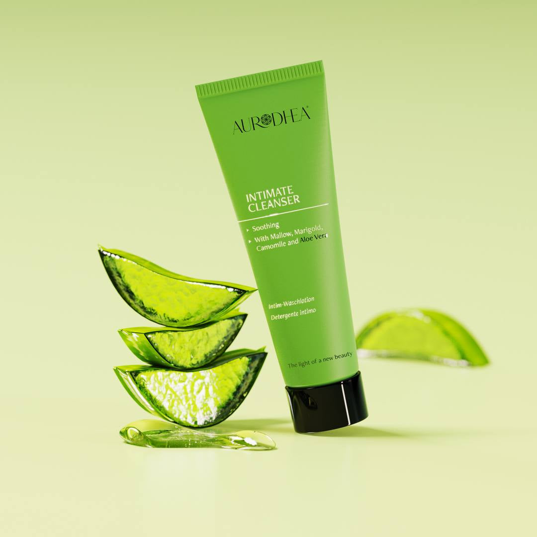 Aurodhea Intimate Cleanser with Aloe Vera - Delicate Care pH 4.5 | Mallow & Chamomile
