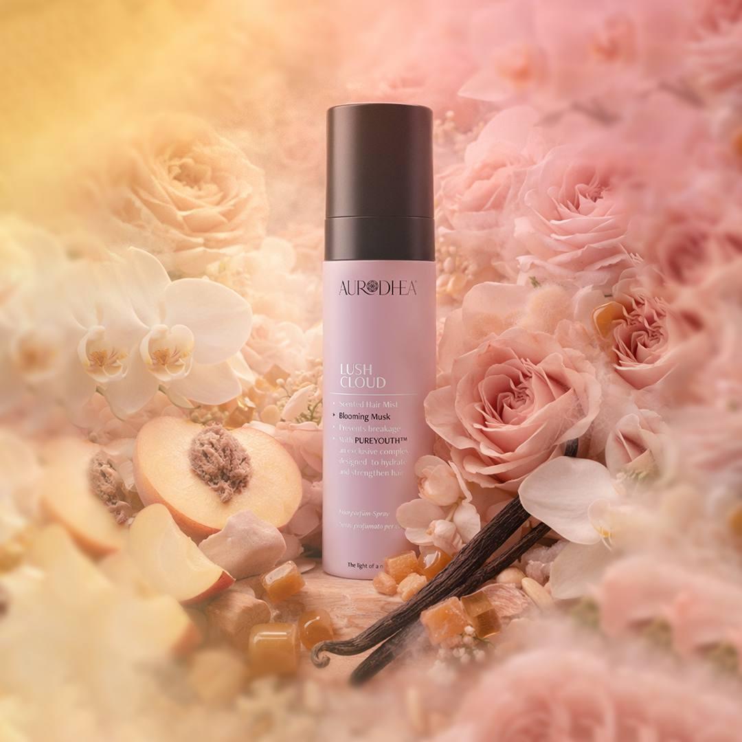 Aurodhea LUSH CLOUD "Blooming Musk" - Hair Perfume Mist | With the exclusive PUREYOUTH™ complex