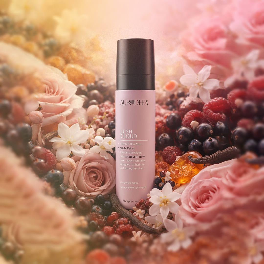 Aurodhea LUSH CLOUD "White Petals" - Hair Mist | With the exclusive PUREYOUTH™ complex