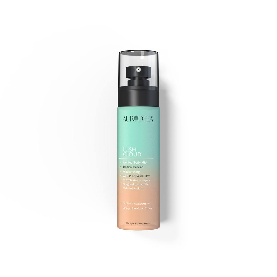 Aurodhea LUSH CLOUD "Tropical Breeze" - Body Fragrance Mist - 100 ml | With the exclusive PUREYOUTH™ complex