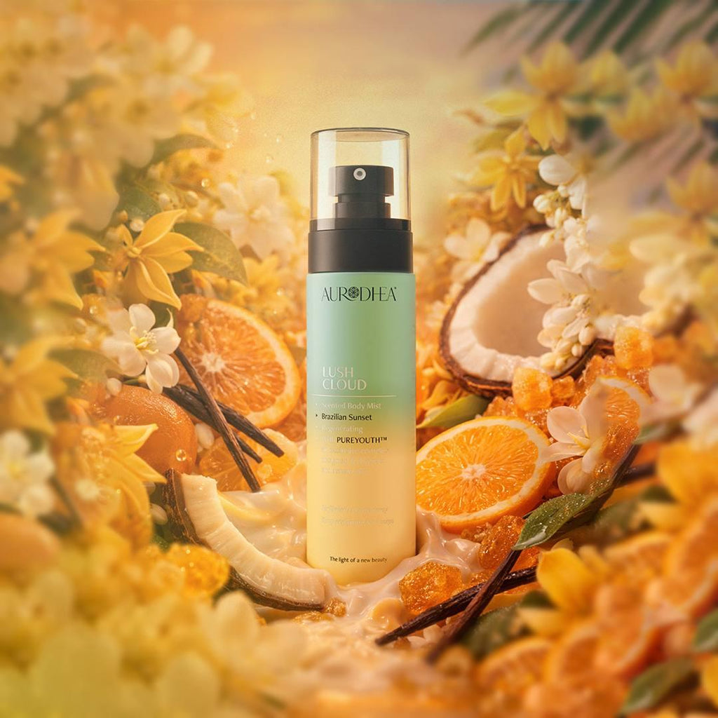 Aurodhea LUSH CLOUD "Brazilian Sunset" - Body Mist - 100 ml | With the exclusive PUREYOUTH™ complex