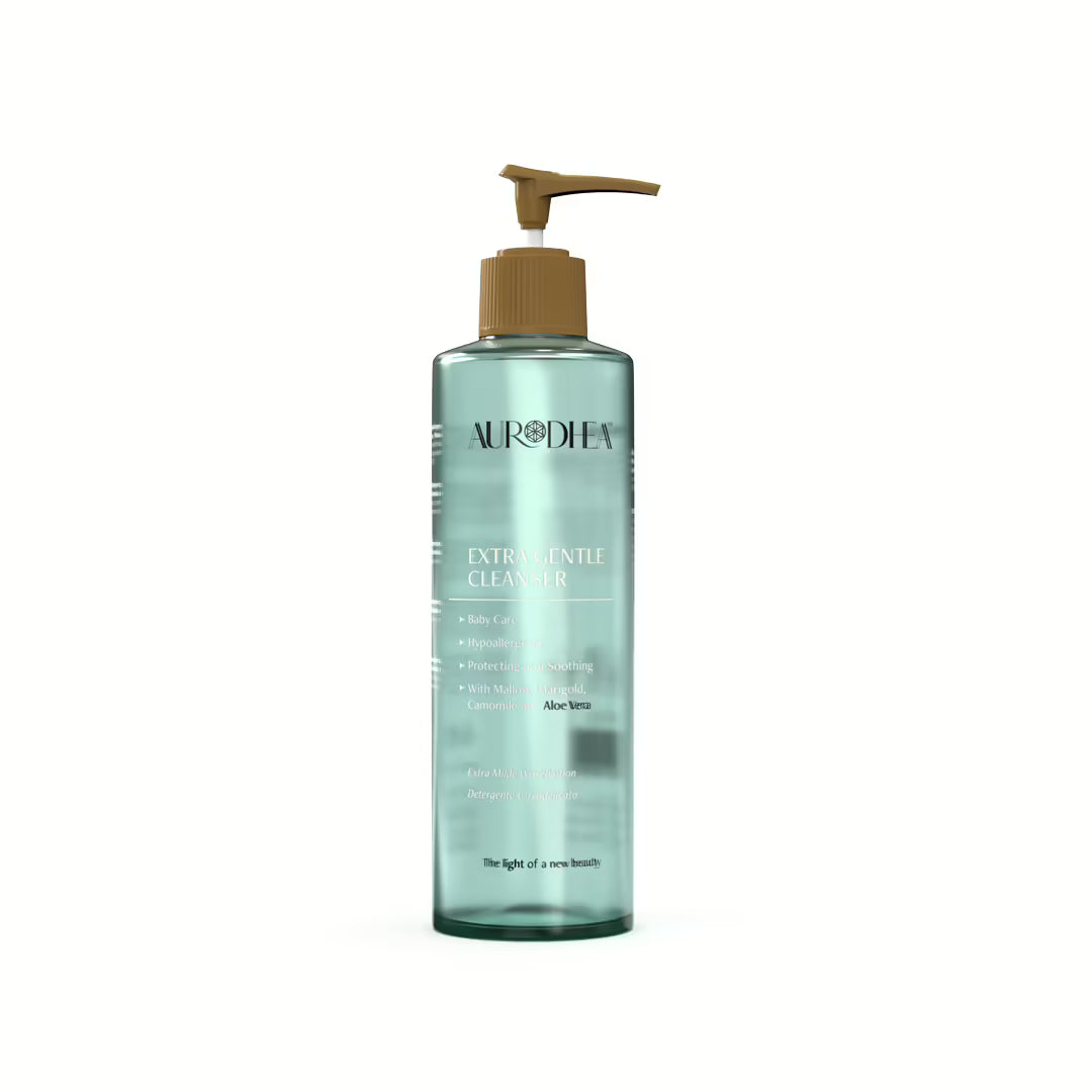 Aurodhea Extra-Gentle Baby Cleanser - 260 ml | Enriched with Aloe Vera, Mallow, Calendula and Chamomile
